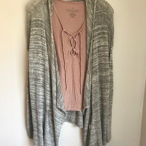 AEO First essentials tie tank top